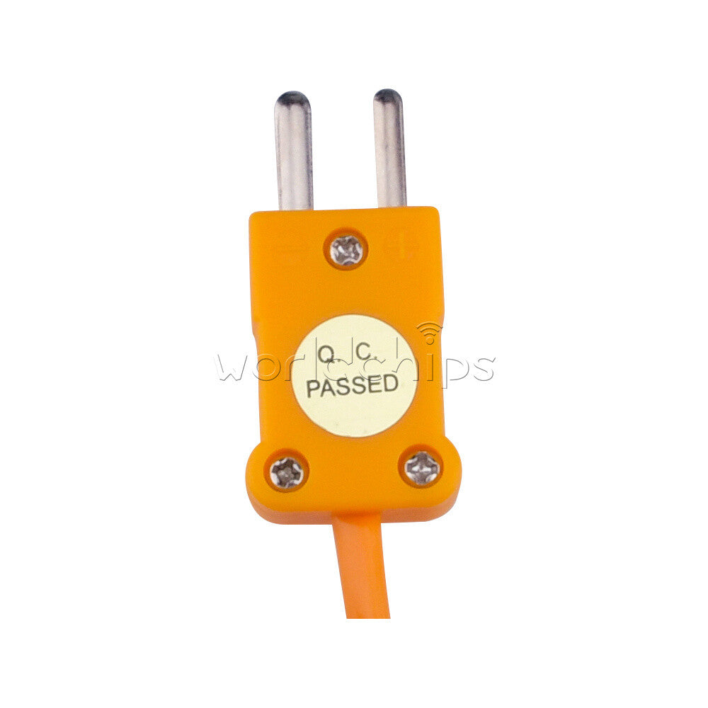 HT-05 Temperature Test Clamp Lead Clip K-Type Probe Thermocouple Pipe Clamp US