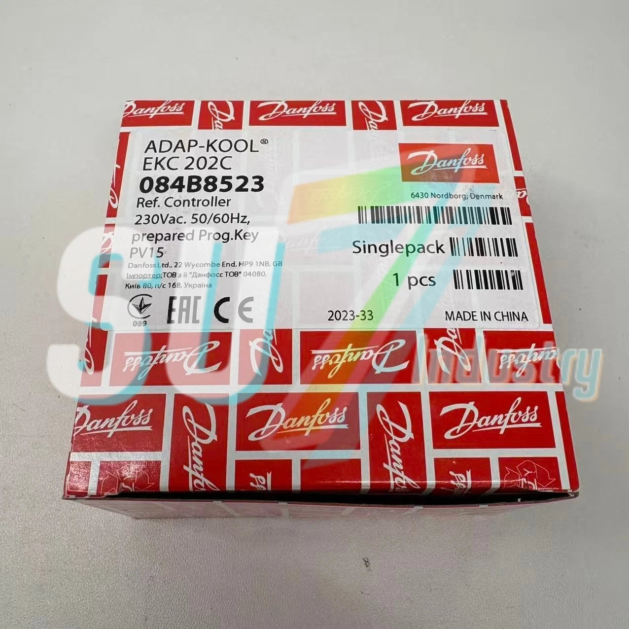Danfoss 084B8523 EKC202C Temperatur Switch# 1pcs    In Box