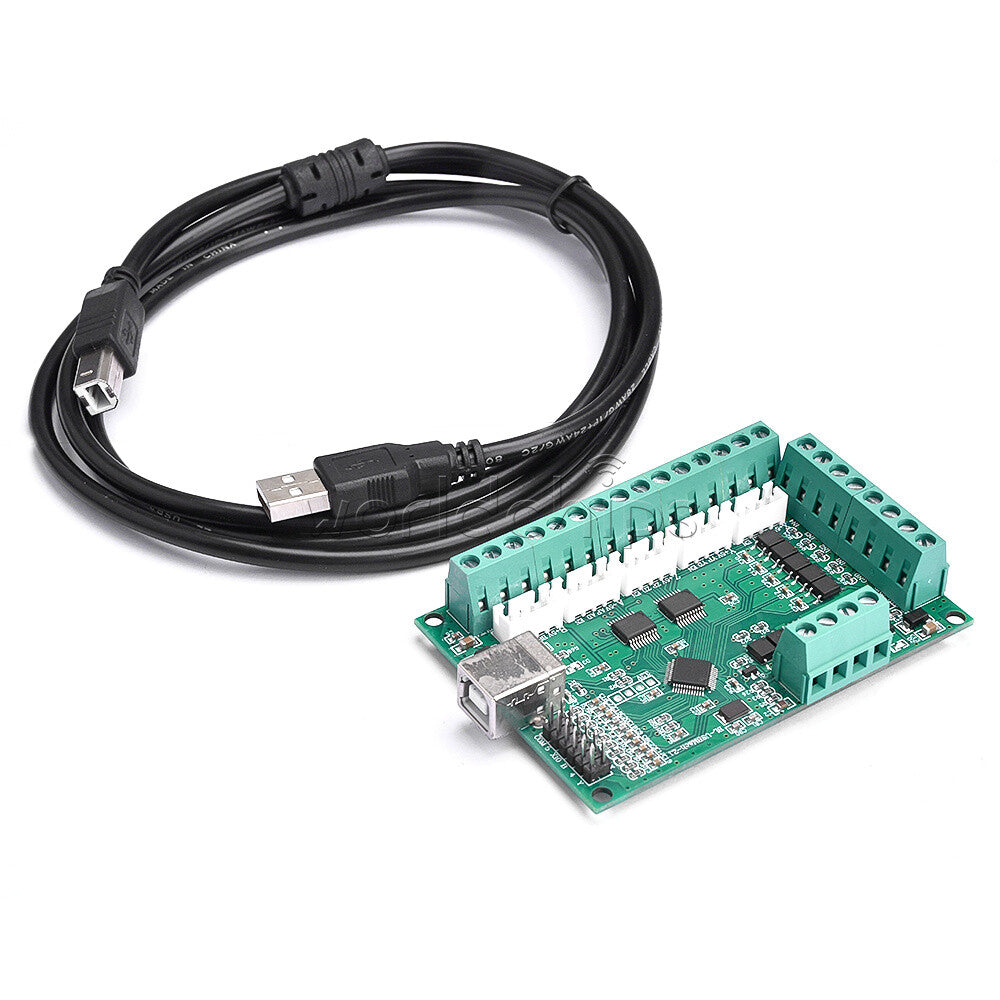 CNC USB MACH3 100Khz Breakout Board 5 Axis Interface Driver Motion Control C2U6