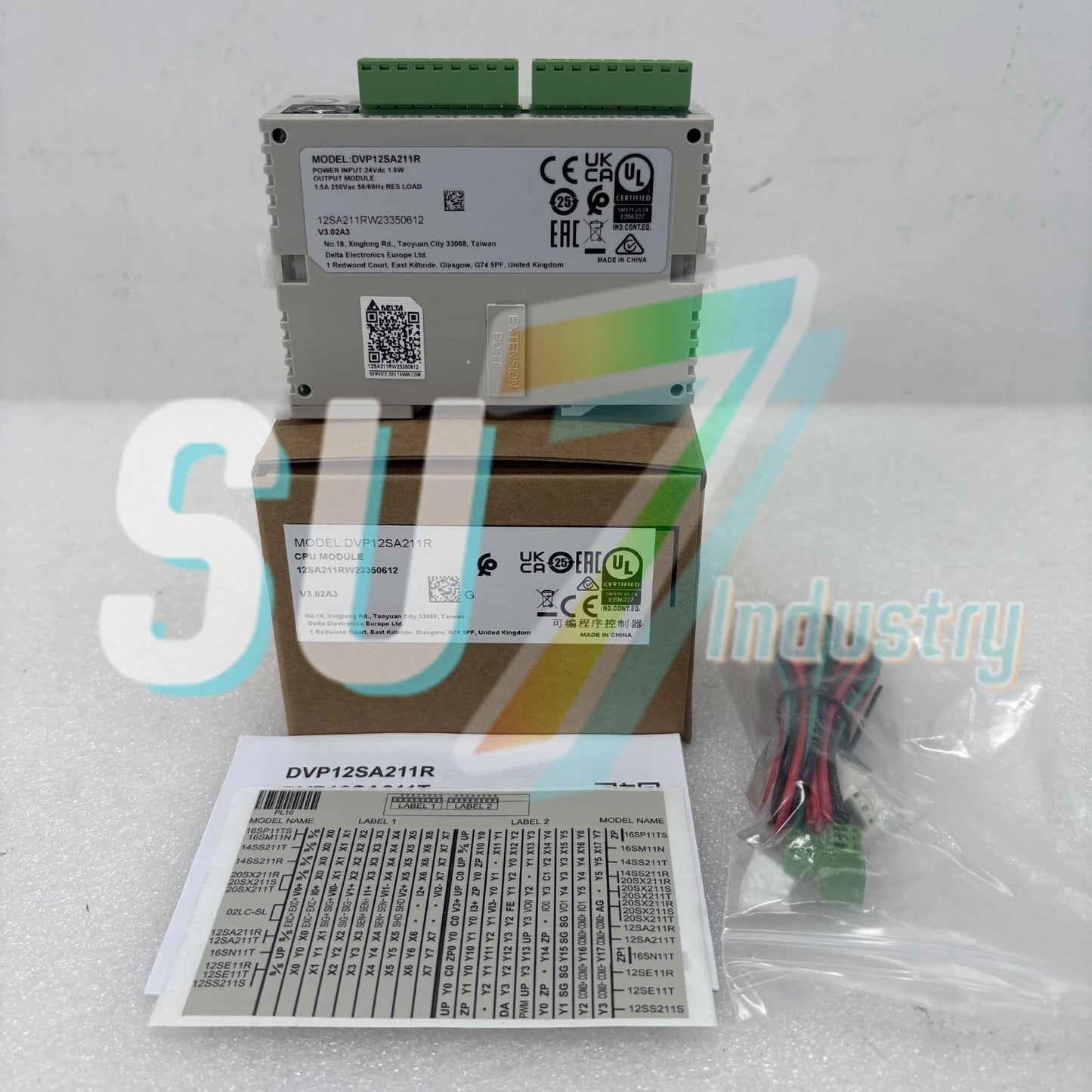 Delta DVP12SA211R  PLC Module # 1pcs