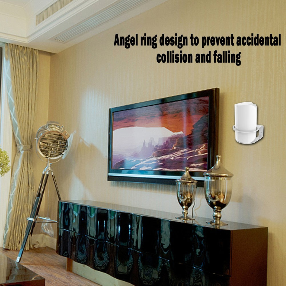 White Removable Metal Wall Mount Compatible with For EERO Pro7 Easy Install