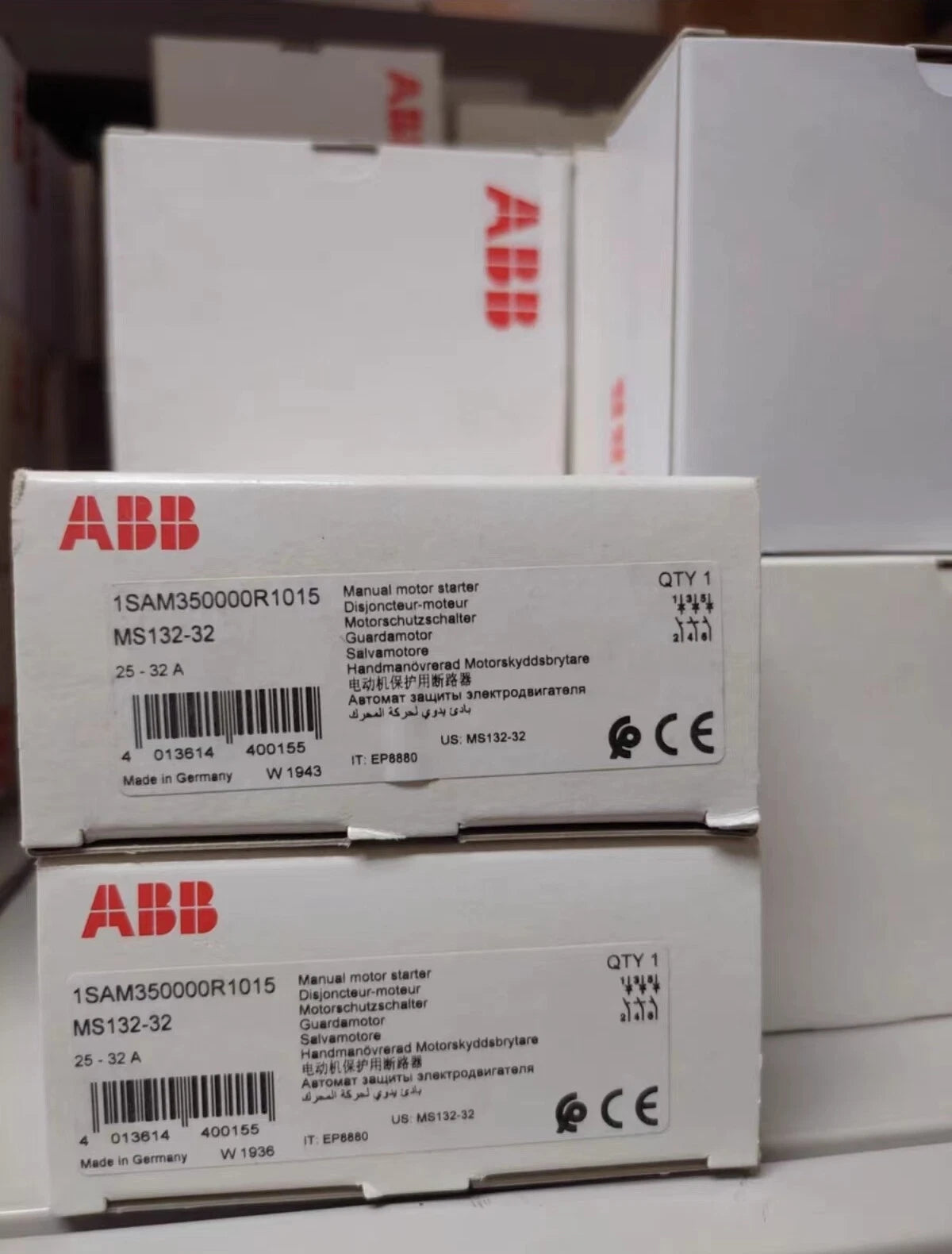 1pc ABB MS132-32 (25-32A) Motor Starter #P