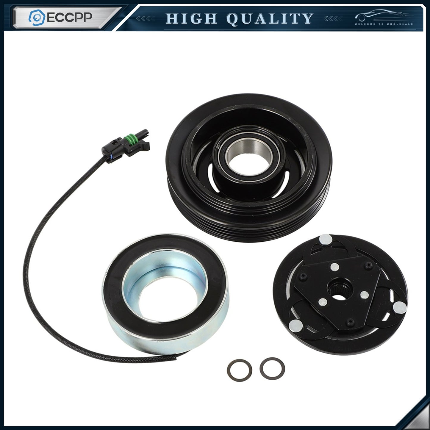 AC A/C Compressor Clutch Kits For Smart Fortwo 1.0L 2008-2013 2014 2015