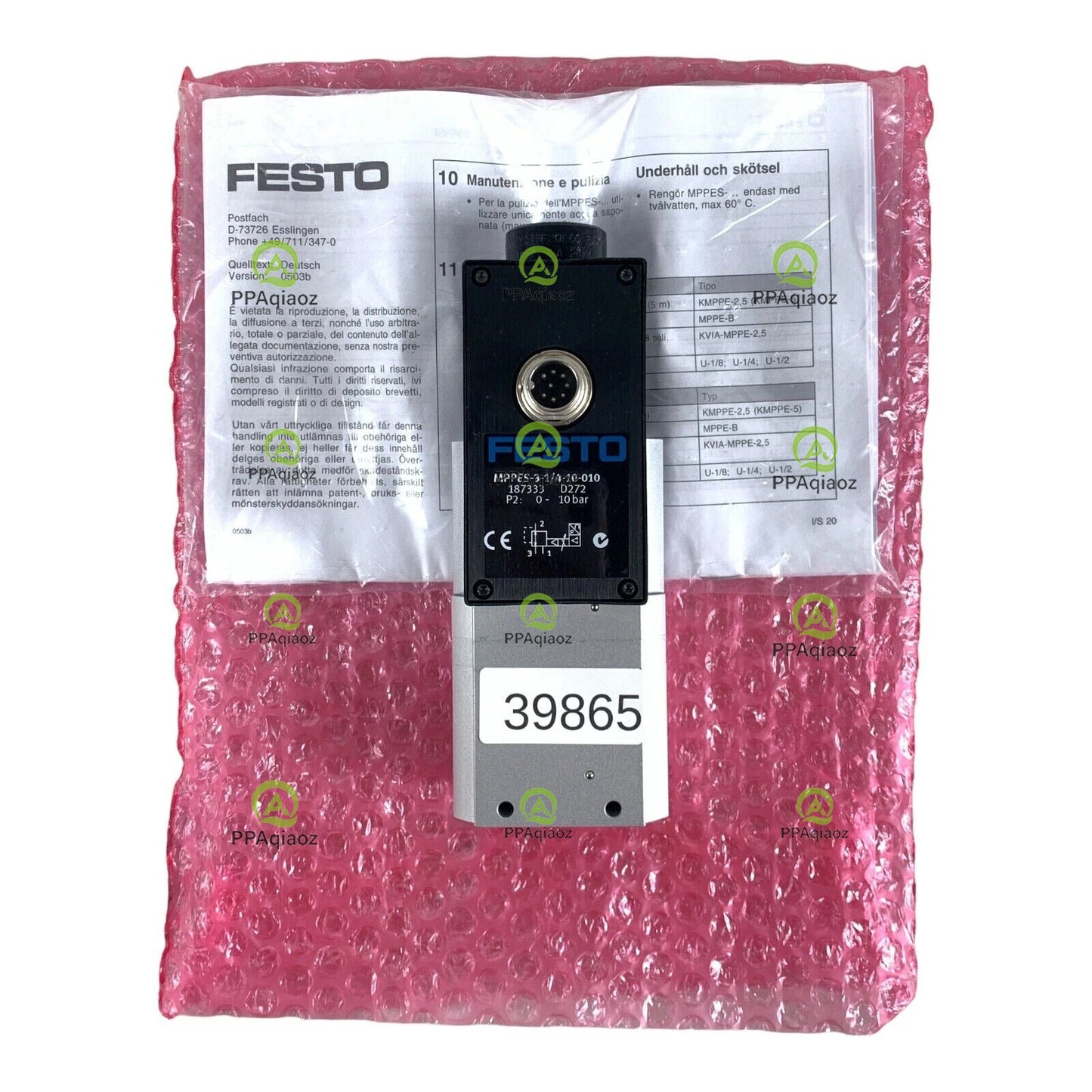 1PC  FESTO MPPES-3-1/4-10-010 187333 Proportional Pressure Regulator