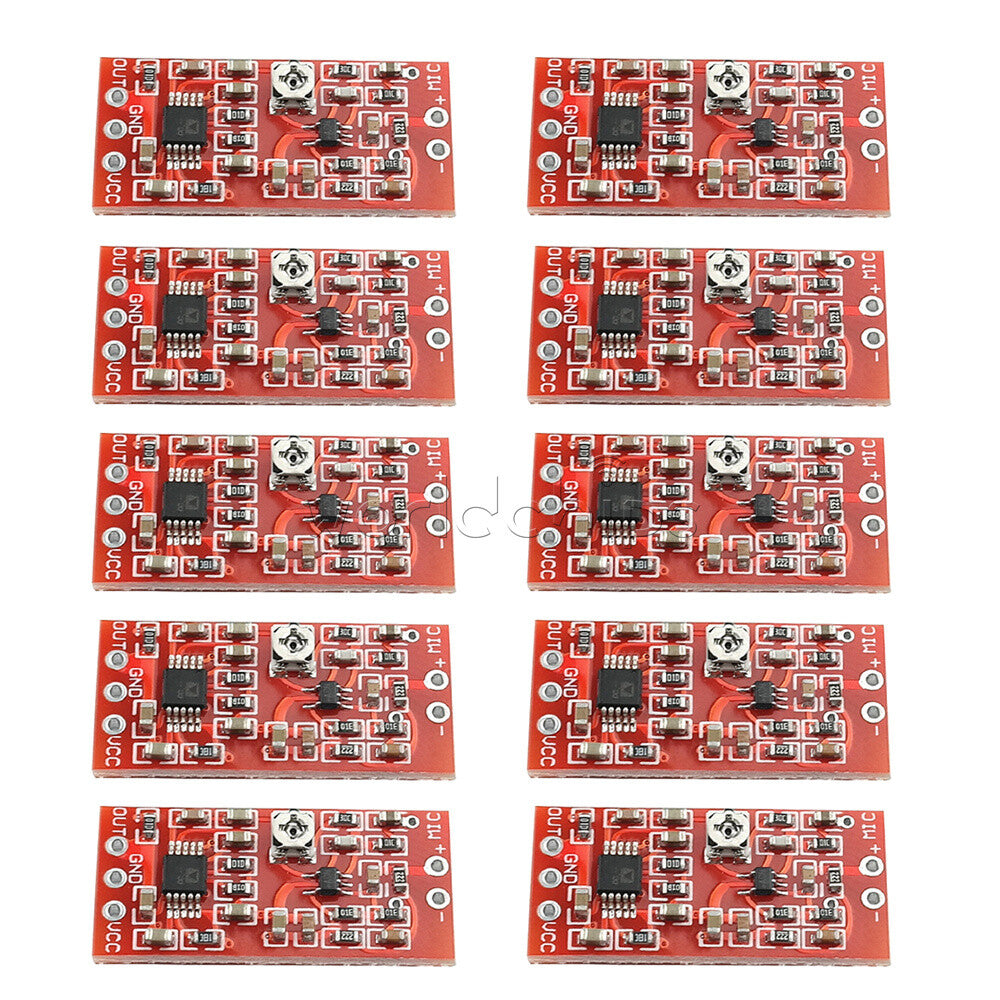 10PCS MAX4466 Electret Microphone Preamplifier Module+SSM2167 Voice Compression