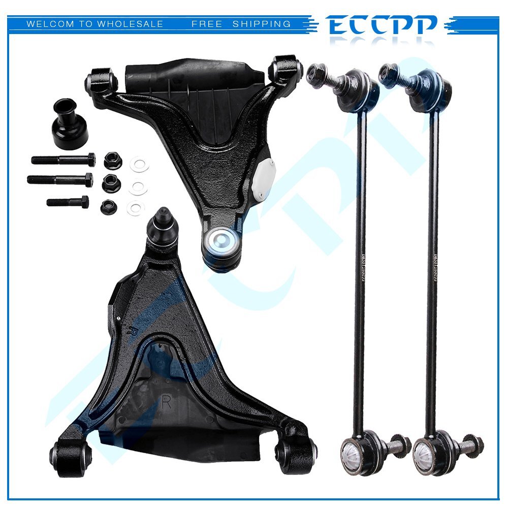 ECCPP 4 Pieces Front Control Arm Ball Joint Sway Bar Link Set Fits Volvo V70 S70