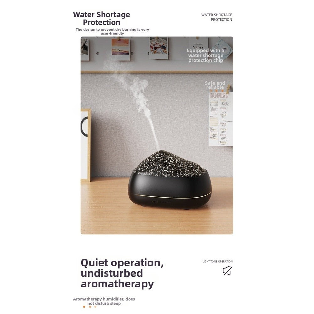 High Frequency Mini Aromatherapy Diffuser Humidifier with Unique Crack Texture