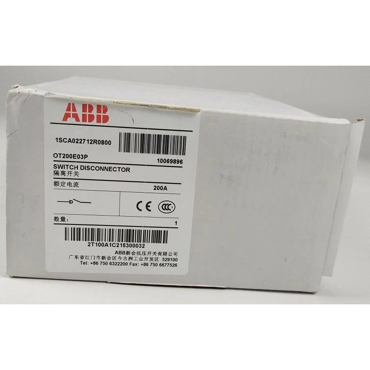 one  abb Disconnect Switch OT200E03P 200A in box Fast Shipping #P