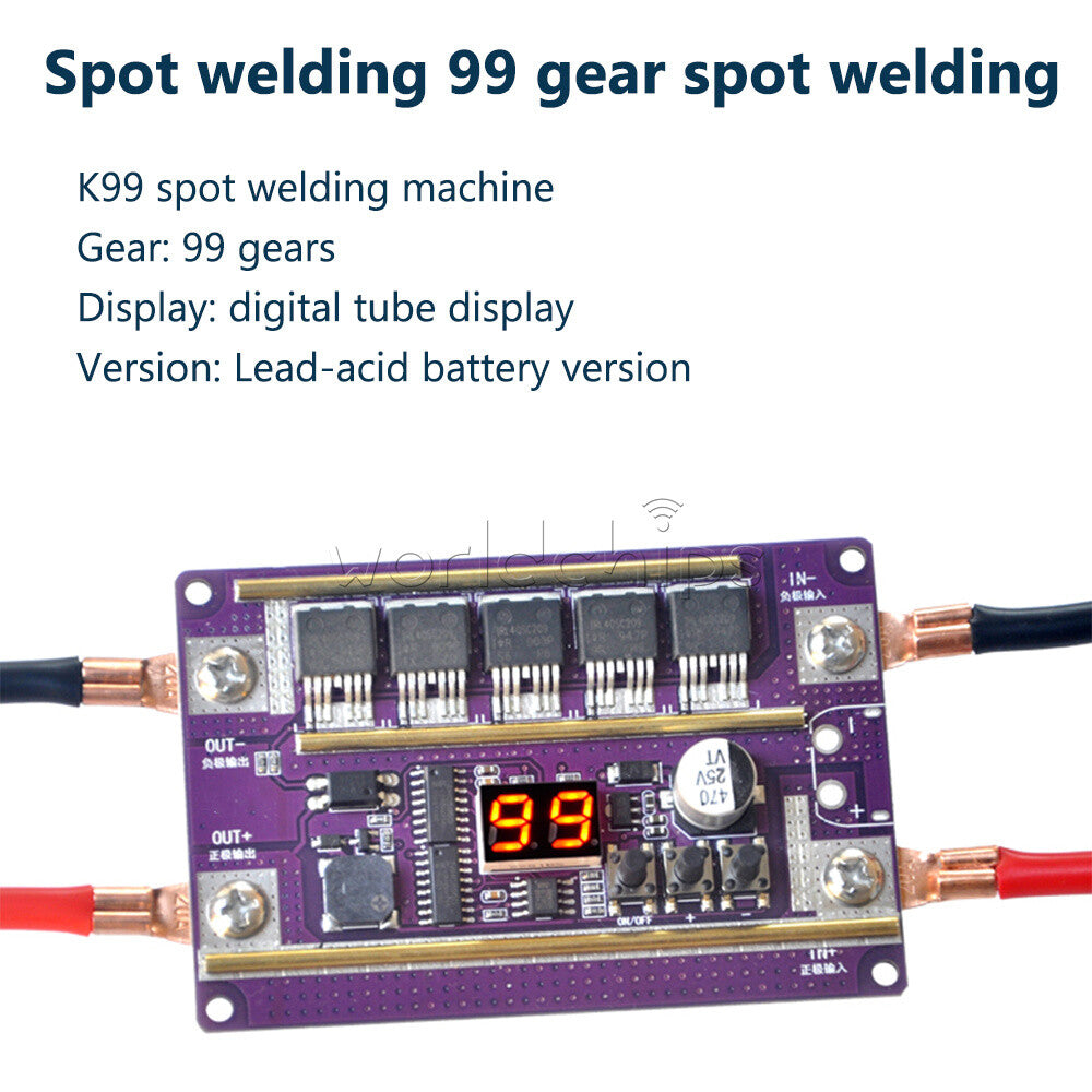 12V Mini Automatic Spot Welder Machine Control Board for 18650 Battery Welding