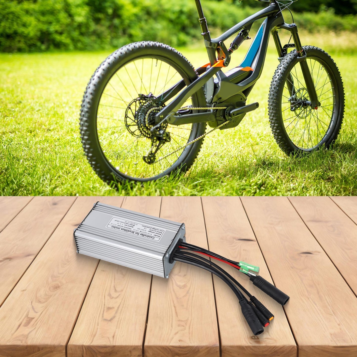 36/48V KT-25A E-bike Waterproof Controller W/Lightline For 750W Brushless Motor