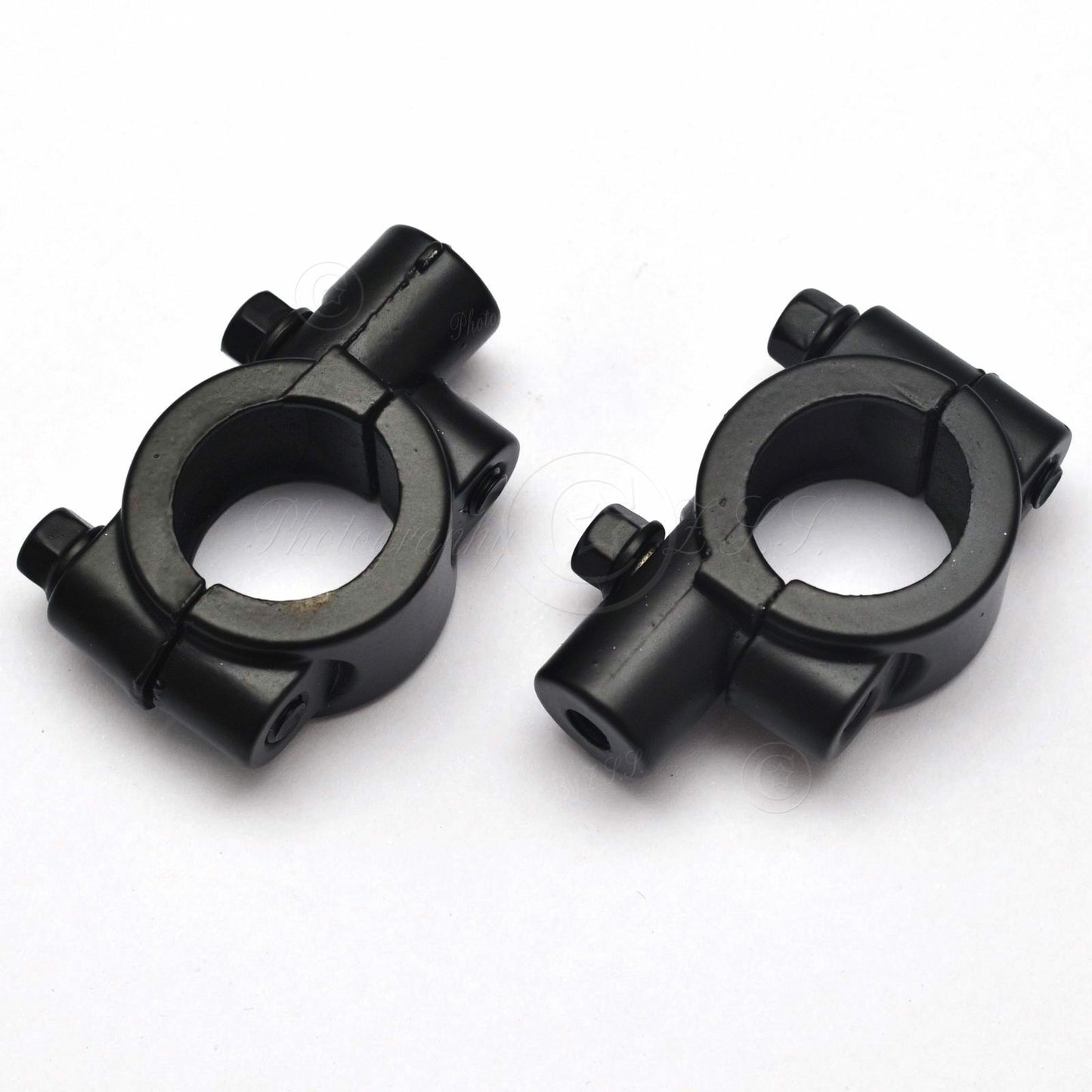 e-Bike Motorcycle Bike Rear Mirror Mount Clamp Holder Hand Bar Bracket Part -6mm