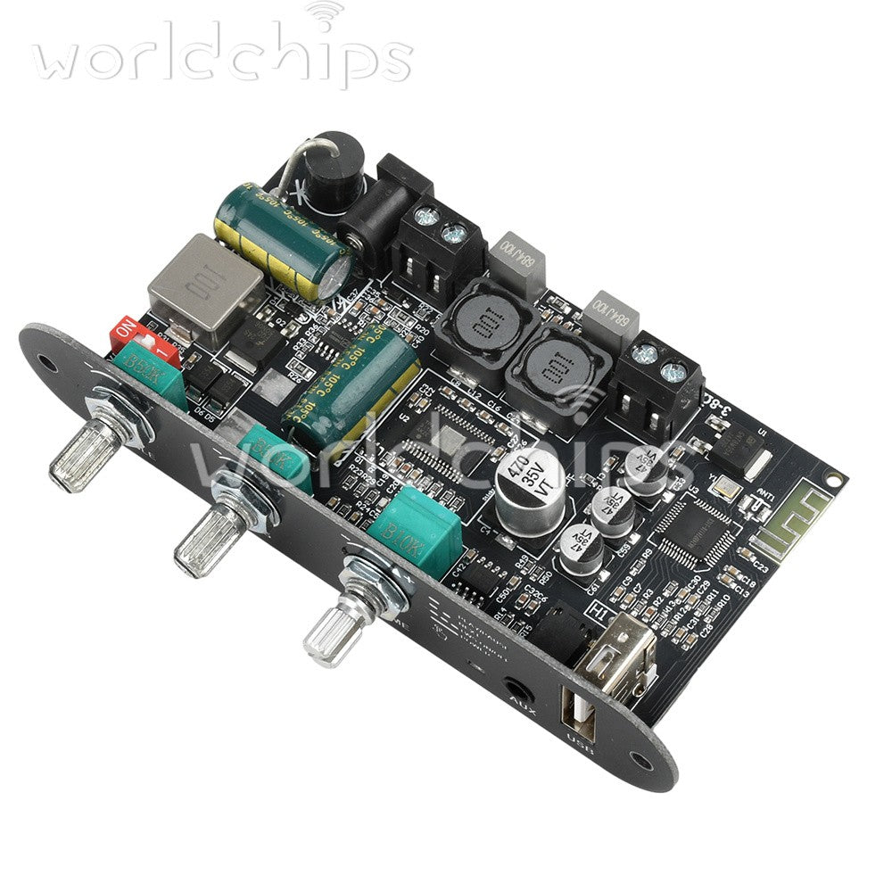 1-10PCS ZK-1001U 100W Mono Bluetooth Audio Power Amplifier Module TPA3116D2 Lot