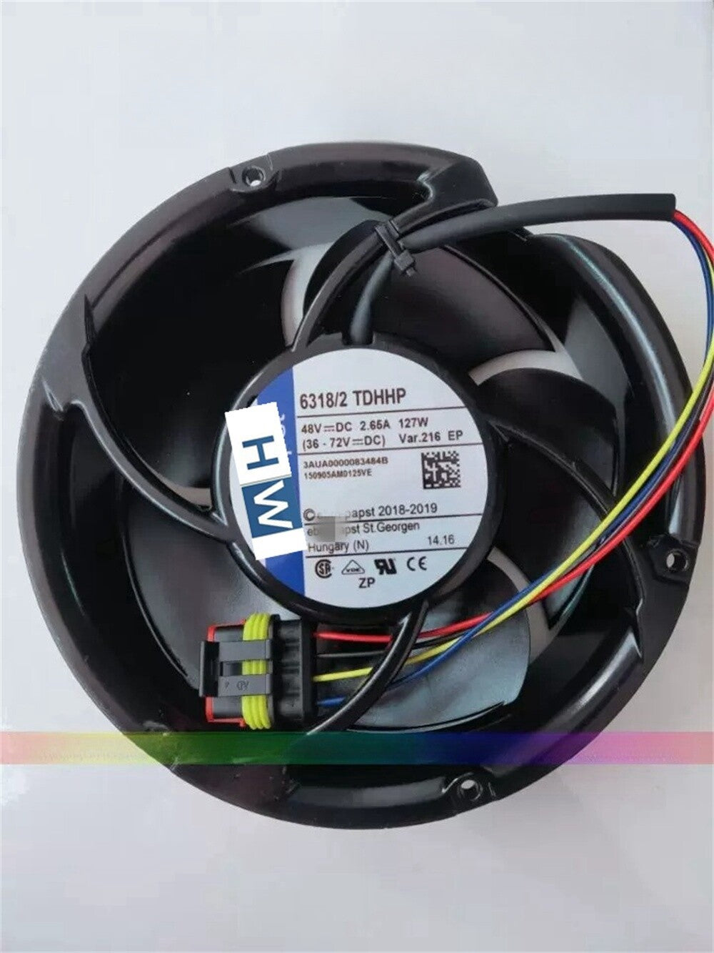 1/piece 6318/2TDHHP 48V 2.65A 127W 4-wire Equipment Axial Fan