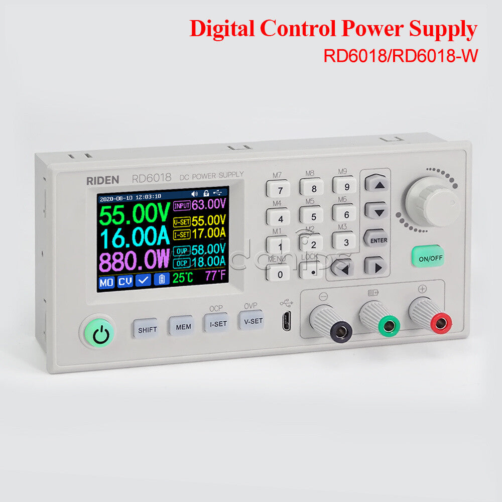 RD6018 RD6018W USB WiFi DC CNC Spannung Step Down Netzteil Abwärts Konverter