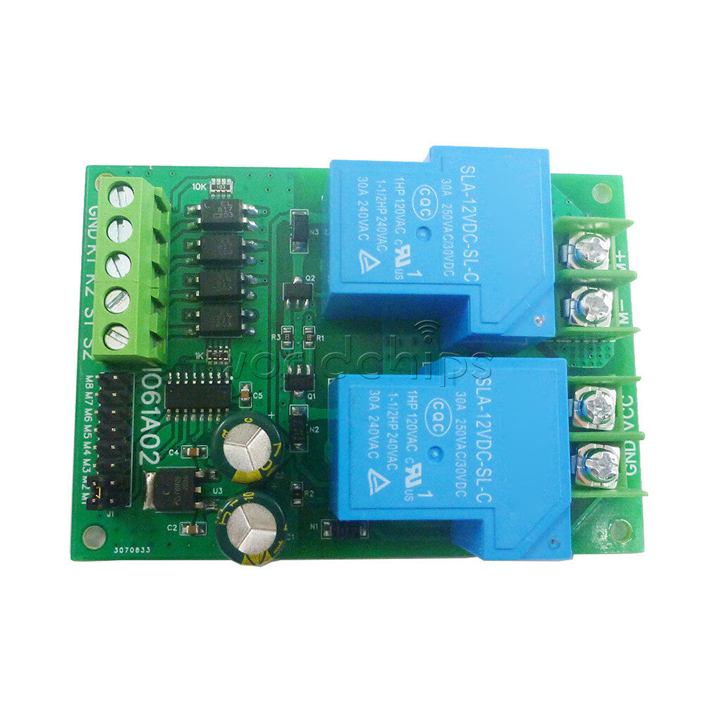 30A DC 12V/24V Motor Controller Relay Module Forward Reverse Control Board