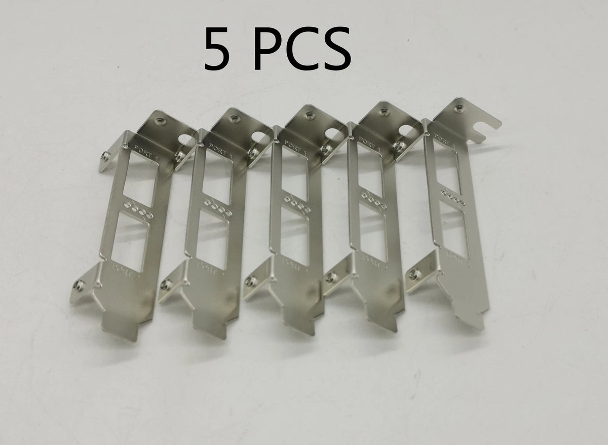 5PC Low Profile Bracket for Mellanox CX314A MCX314A-BCCT MCX314A-BCBT ConnectX-3