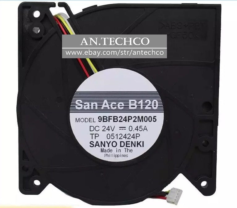 sanyo 9BFB24P2M005 24V 12032 12cm 4-Wire Turbo Blower Cooling Fan