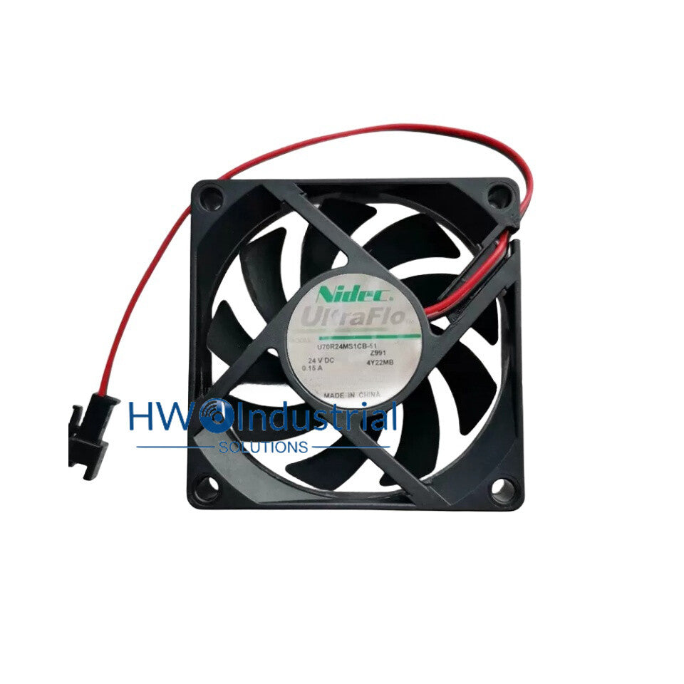 U70R24MS1CB-51 24V 0.15A Nidec 7015 7CM High Air Volume Inverter Fan