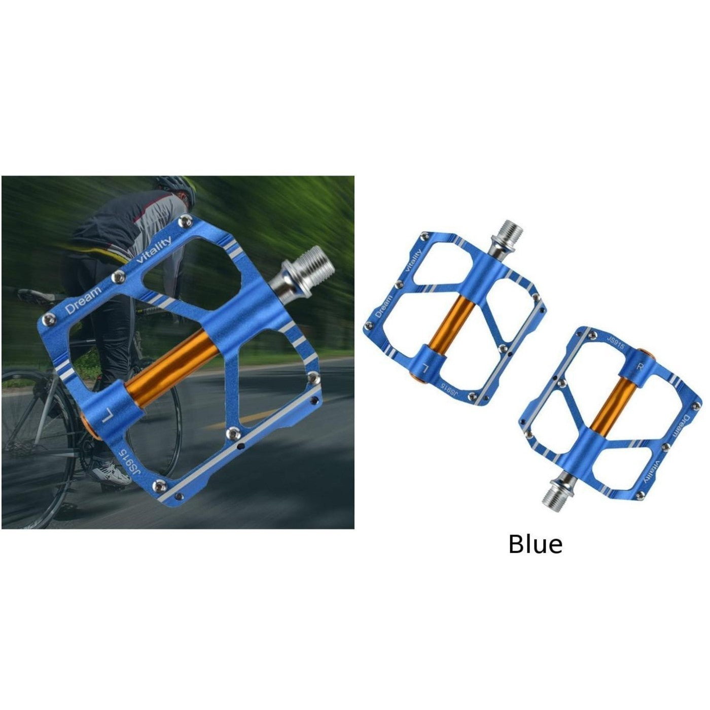 High Performance Aluminum Bicycle Pedals with Sealed Bearings for Road Bikes
