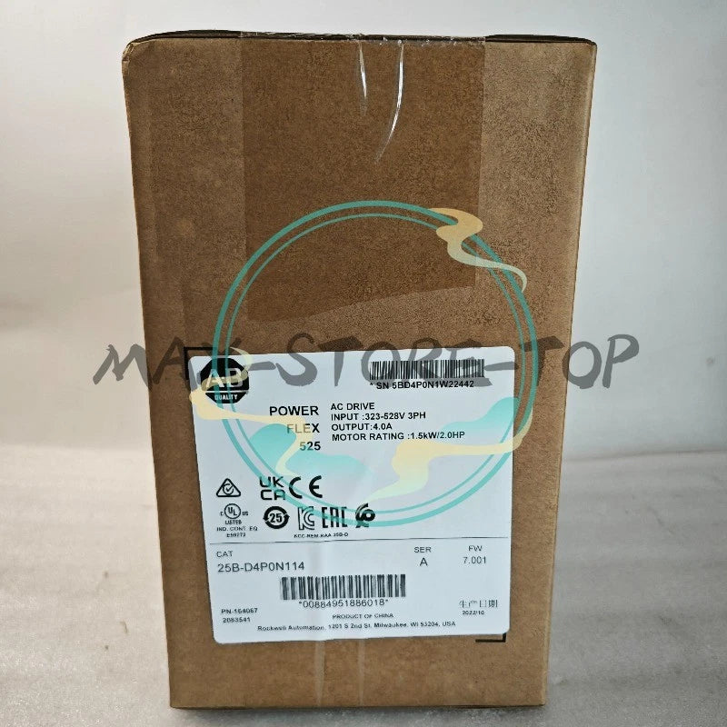 1PC  25B-D030N104 PowerFlex 525 11kW 15Hp AC Drive FAST SHIP