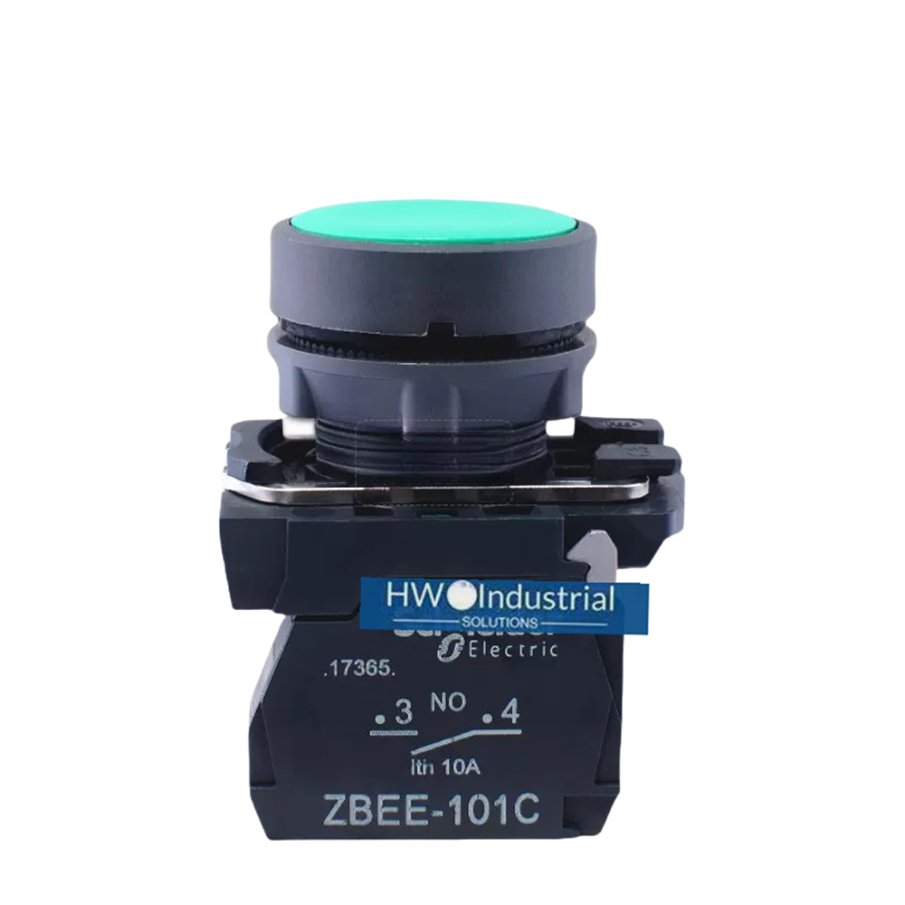 2/Piece Green Flat Head Button Switch XB5AA31C XB5-AA31C Green 1NO