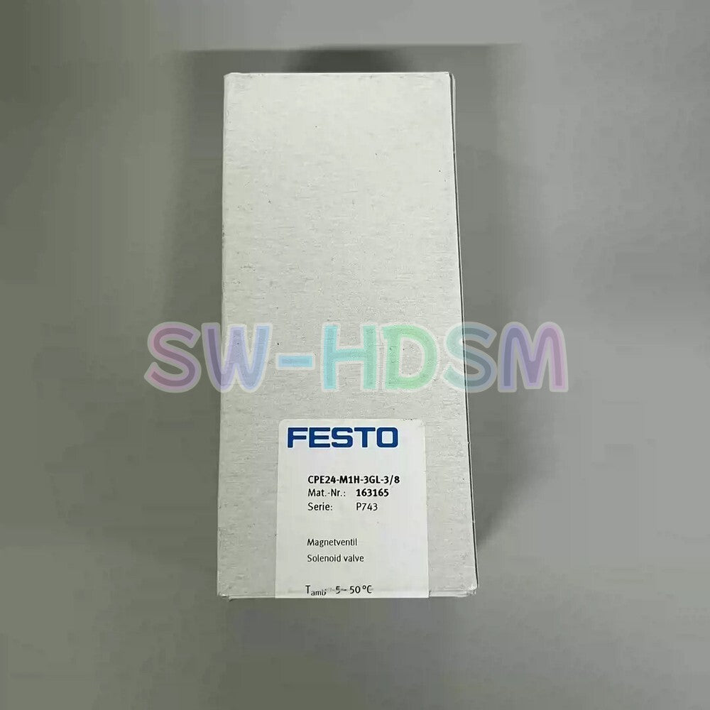 1PCS  For FESTO CPE24-M1H-3GL-3/8 solenoid valve 163165 freight free