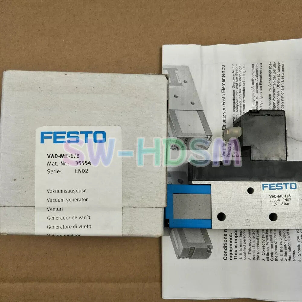 1PCS  For Festo VAD-ME-1/8 35554 Vacuum Generator VADME1/8 freight free