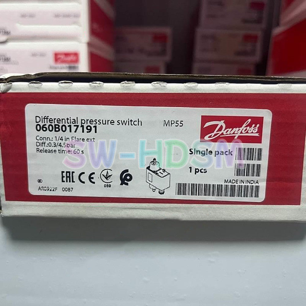 1PCS  for DANFOSS MP55 060B017191 Differential Pressure Switch Freight Free