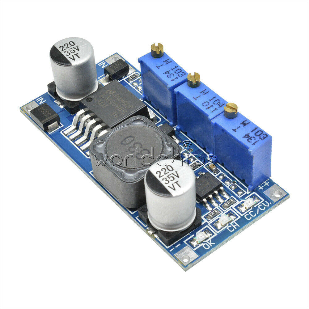 10Pcs DC-DC LM2596 Step-down Adjustable Power Supply Module CC-CV LED Driver