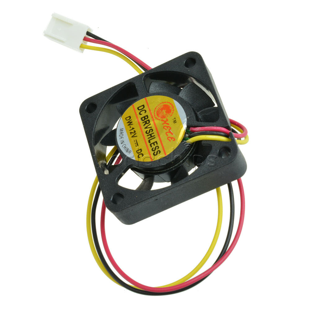 10Pcs 3-Pin Computer CPU Cooler Cooling Fan PC 4cm 40x40x10mm DC12V Module