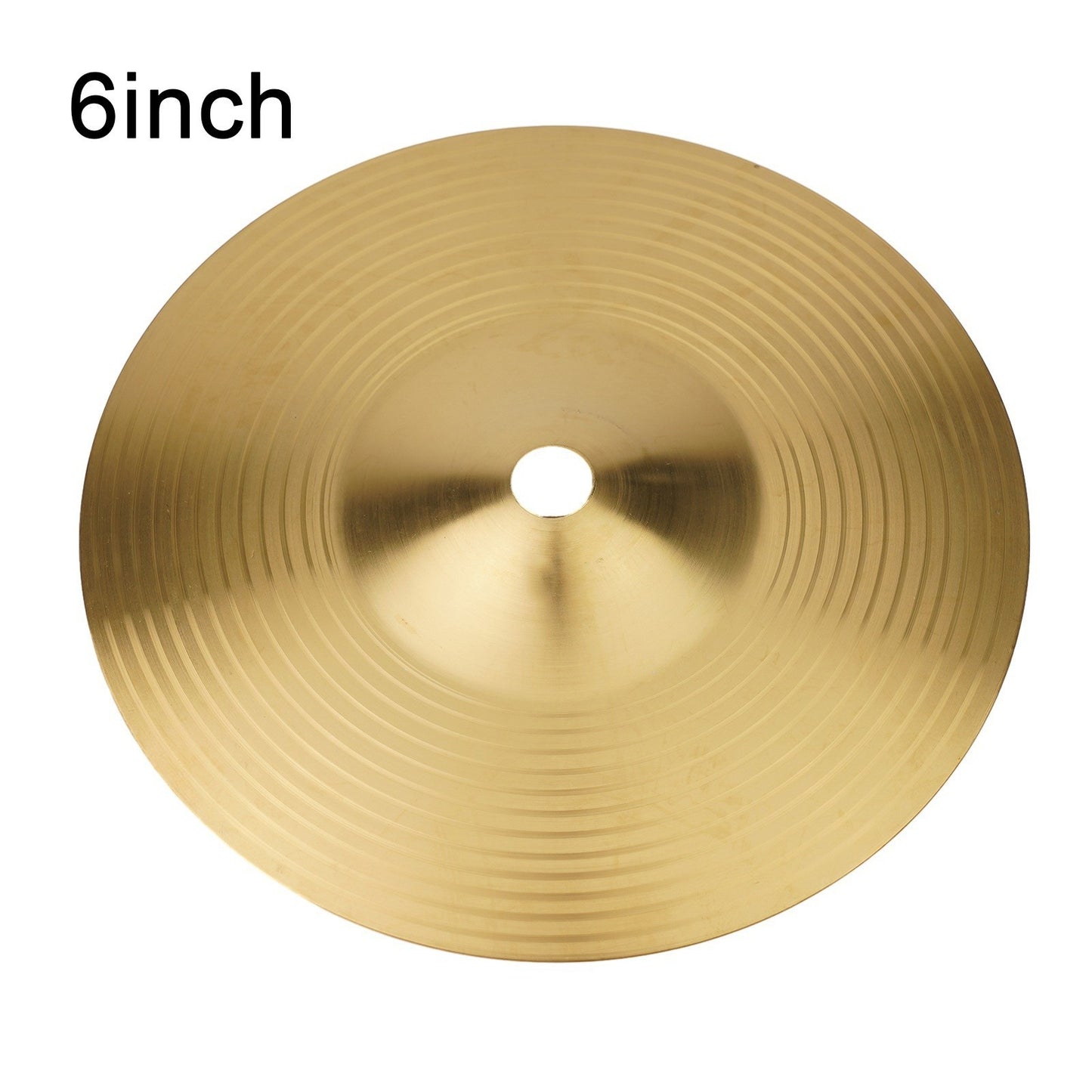 Impressive Drum Brass Cymbals with Vibrant Tone (6 8 10 12 14 16 Inch)
