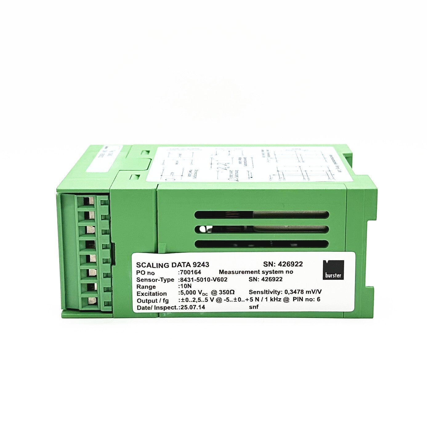 1pcs Burster Sensor Typ 9243 Signal Amplifier