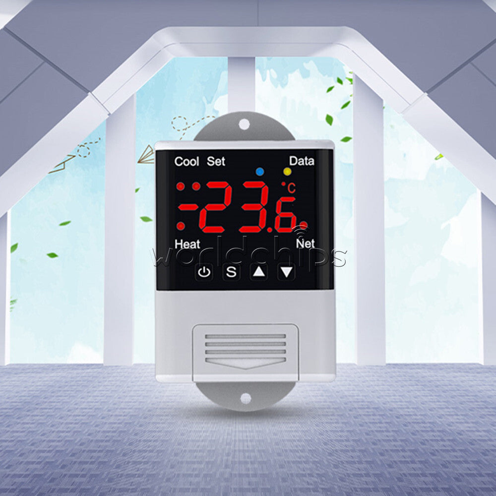 AC110V-220V Digital Thermostat Microcomputer WiFi Temperature Controller Sensor