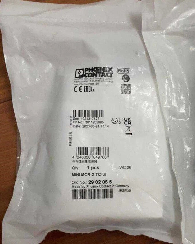 Phoenix Contact MINI MCR-2-TC-UI temperature transmitter 2902055 #P