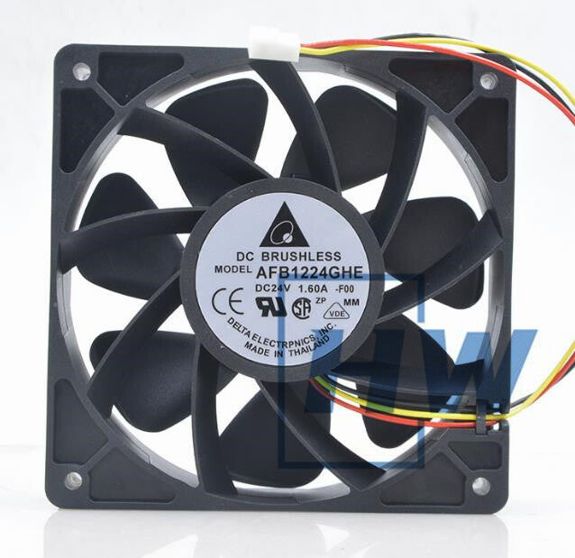 1PC  24V 1.6A AFB1224GHE 12038 Inverter Detects Alarm 12cm Violent Fan
