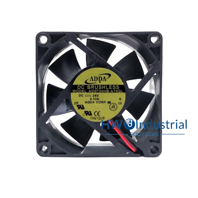 1PC ADDA AD0724HB-A70GL 7CM 7025 24V 0.13A Cooling Fan