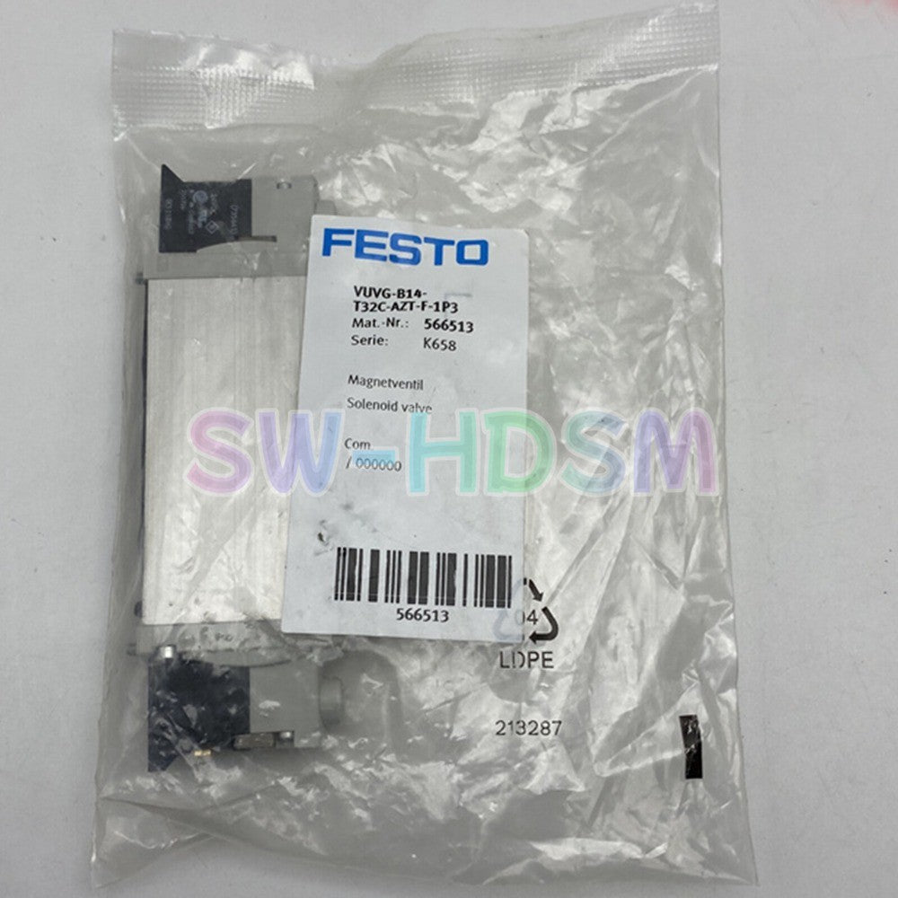 1PCS   Festo Solenoid Valve VUVG-B14-T32C-AZT-F-1P3 566513 Freight Free