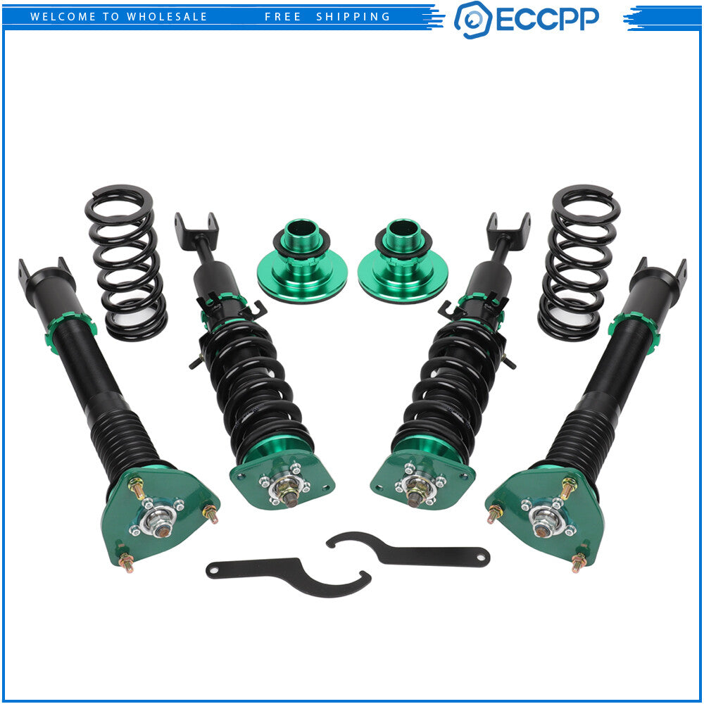 Coilovers Suspension Kit For 2003-2008 Nissan 350Z Shock Strut Adj. Height Green