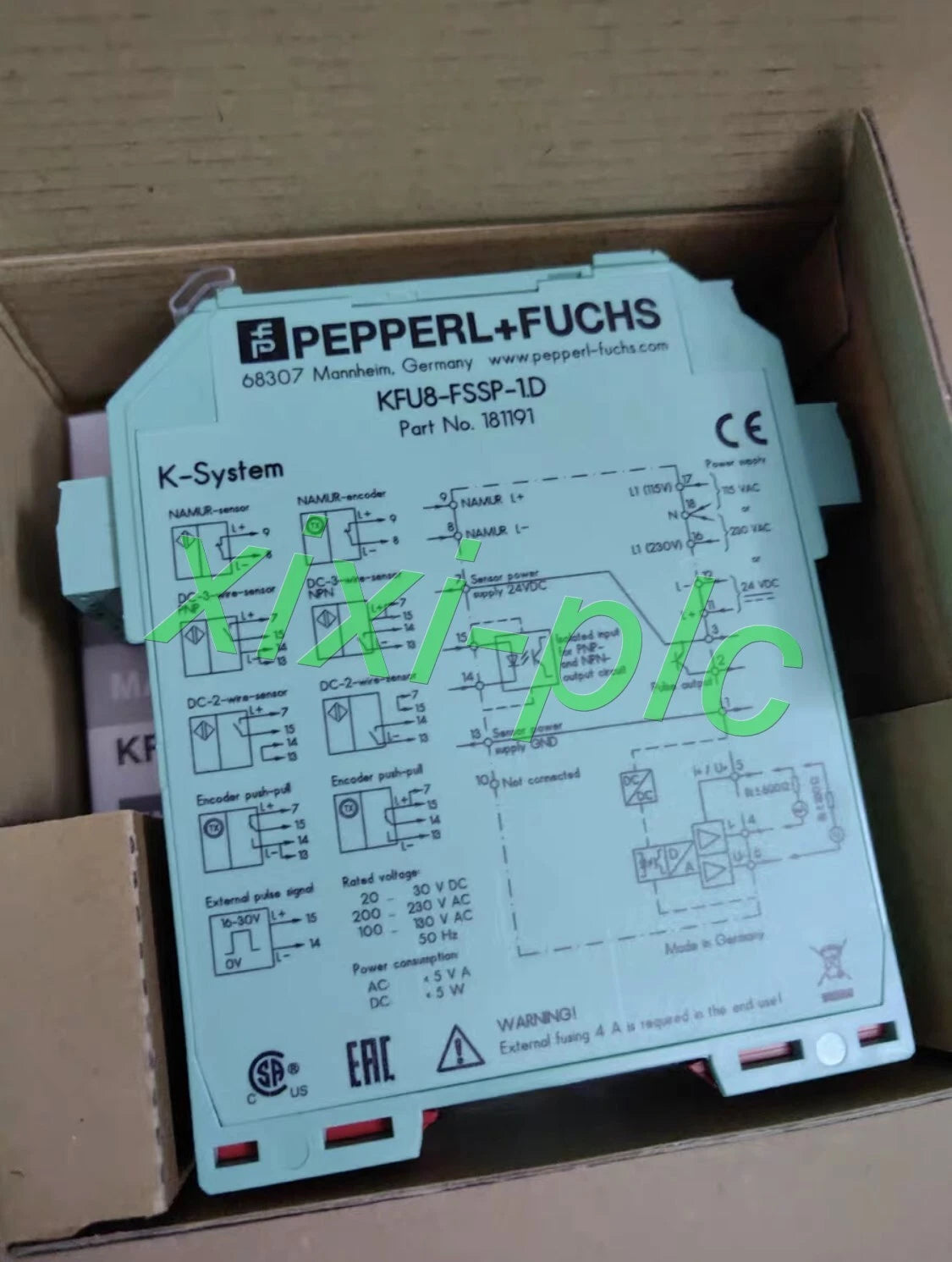 1pcs    P+F KFU8-FSSP-1.D Frequency voltage current converter  shipping#P