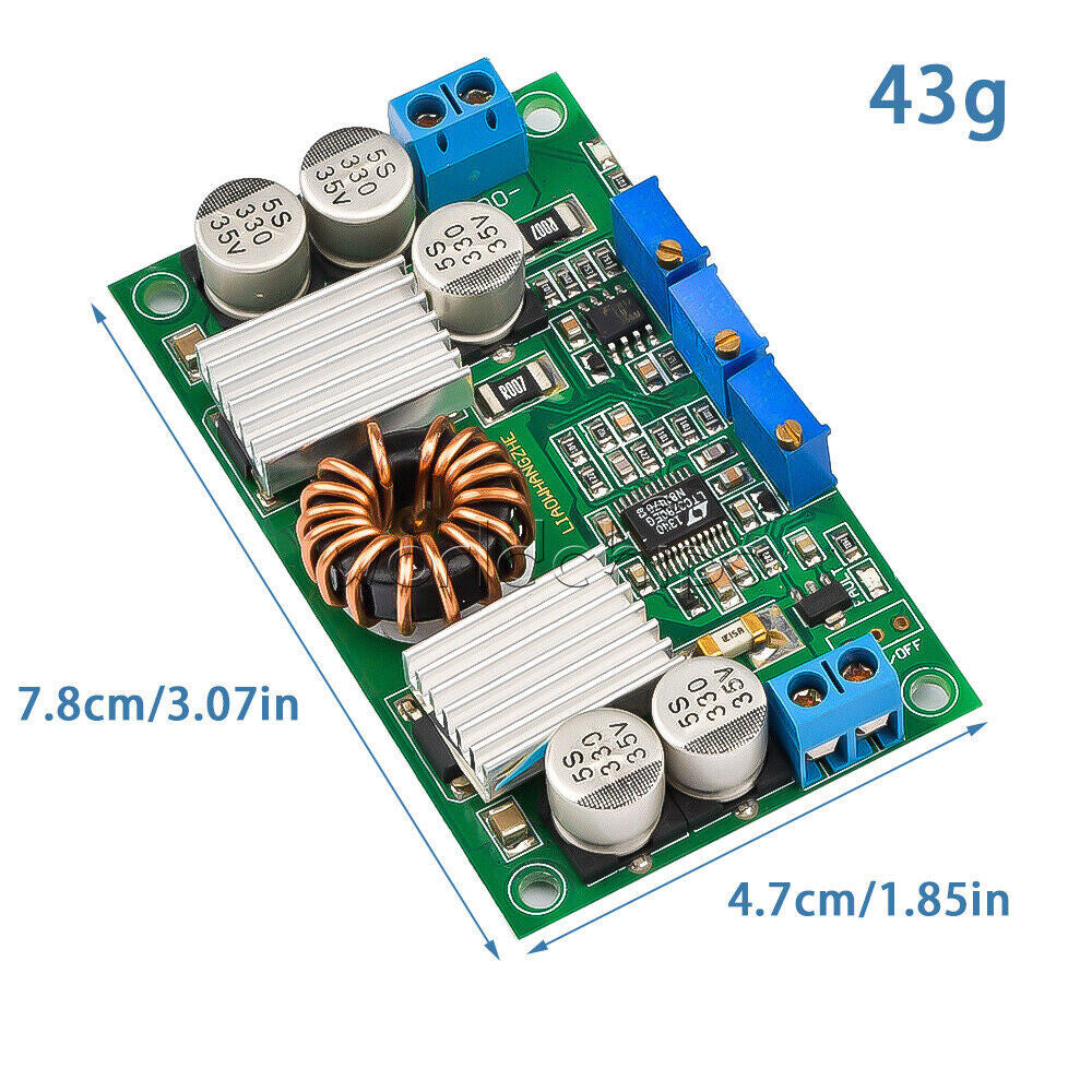 LTC3780 10A DC 5V-32V to 1V-30V Auto Step Up Down Regulator Charging Module