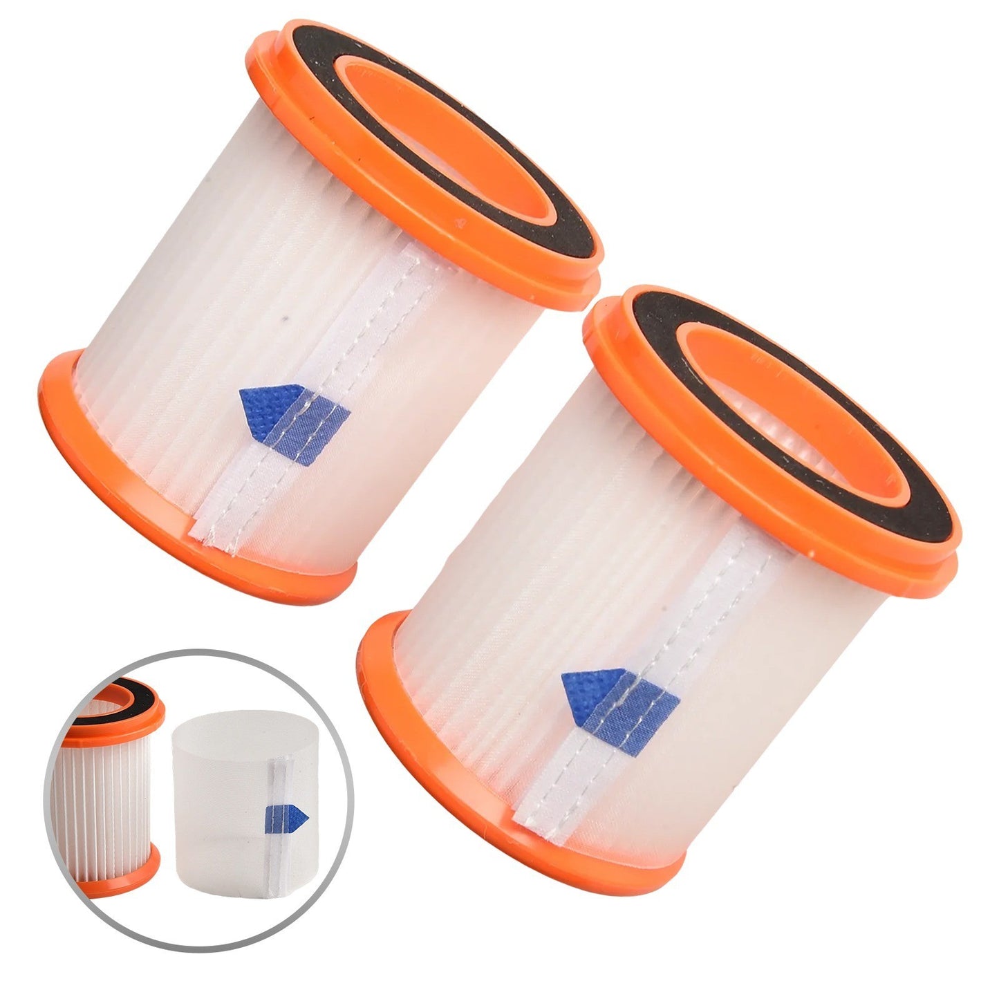 Efficient Filter Set for INSE S610 S6T S6P Pro Vacuum Cleaners 2 Pieces