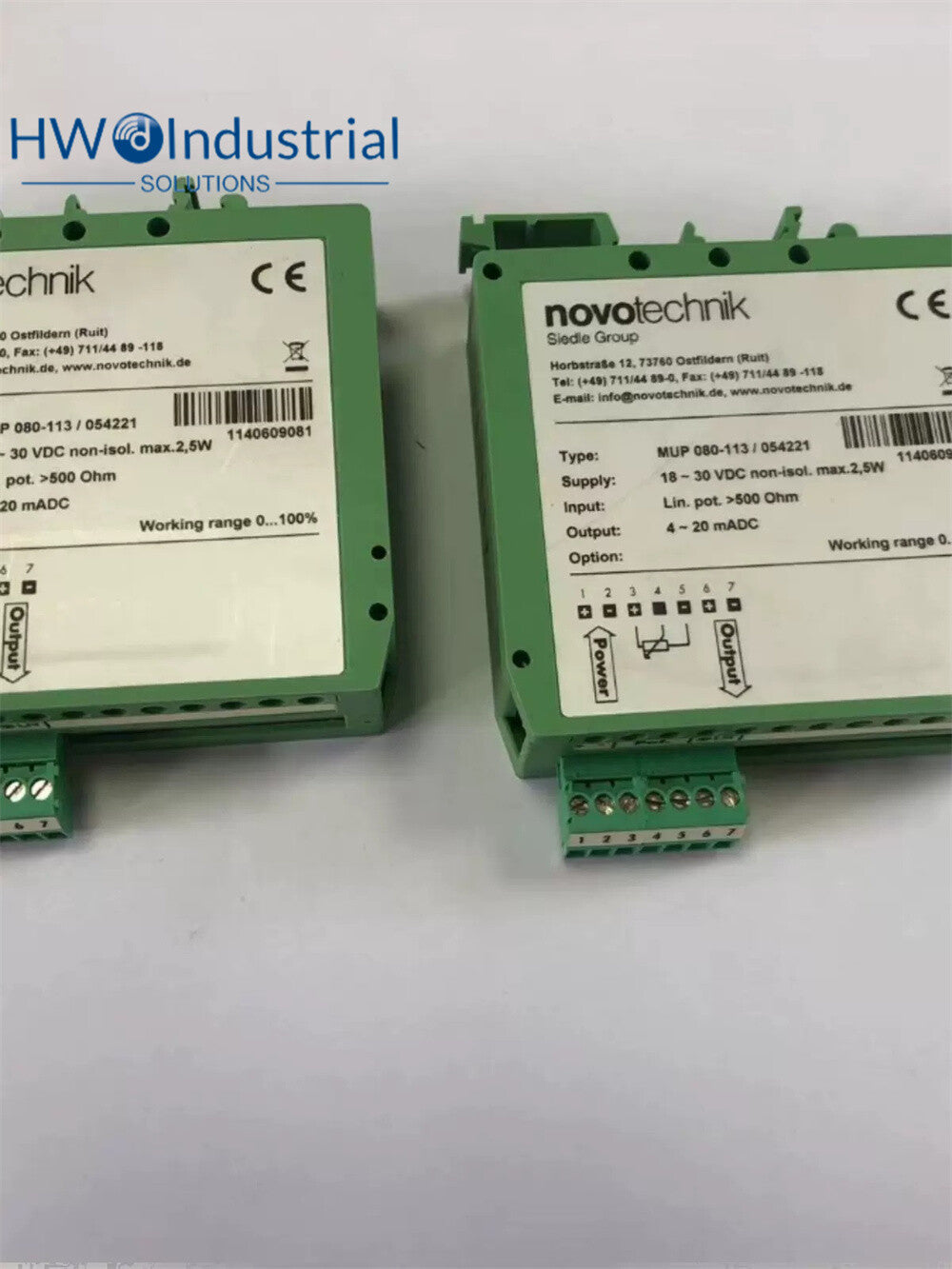 1/Piece  MUP 080-113 MUP080-113 NOVOTechnik Signal Converter