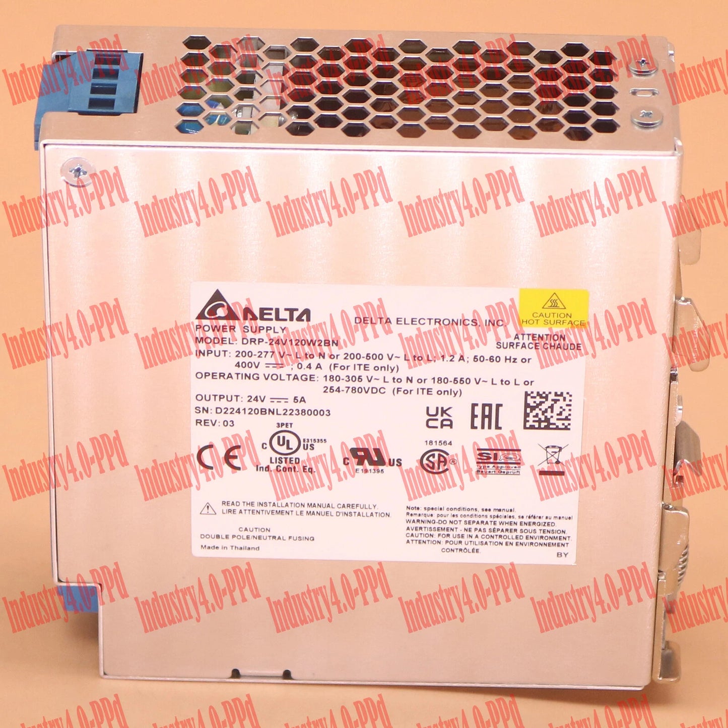 Delta DRP-24V120W2BN switching power supply 24V 5A 120W FAST SHIP#XR #P