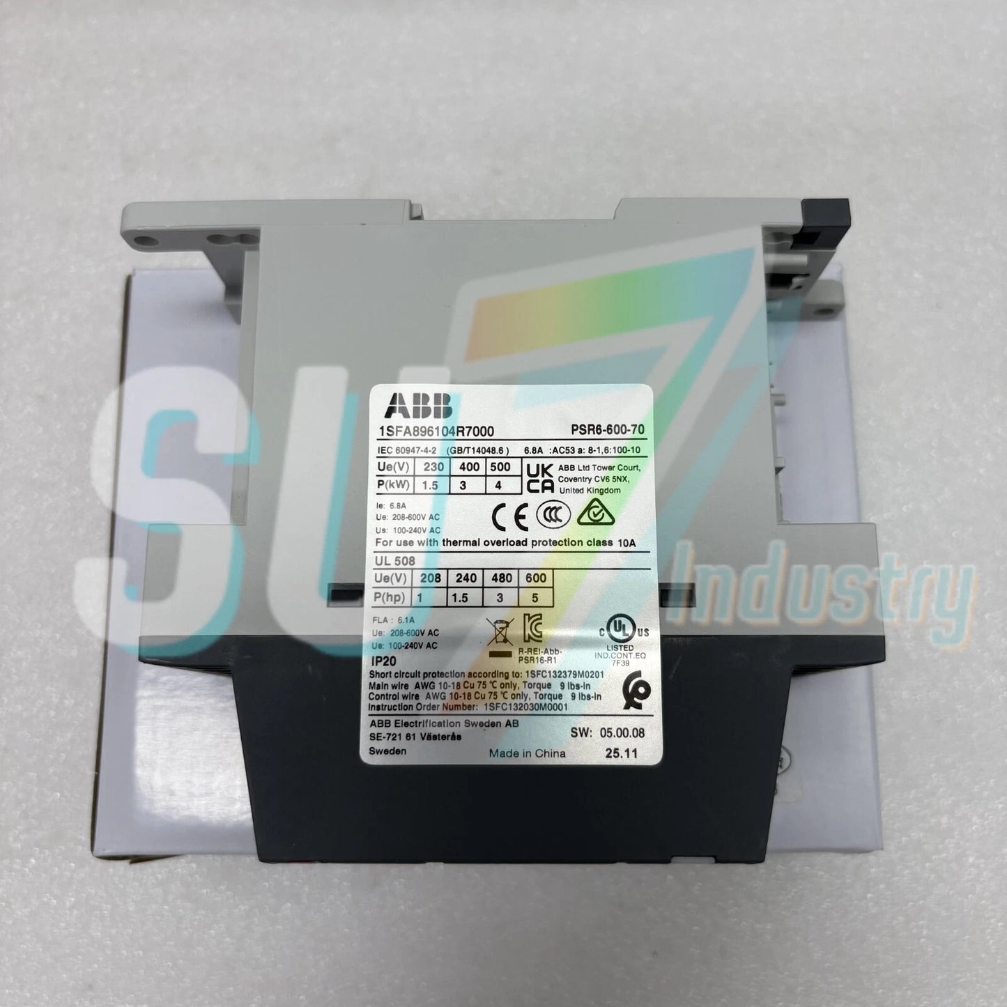 ABB PSR6-600-70 1SFA896104R7000 soft starter# 1pcs    In Box