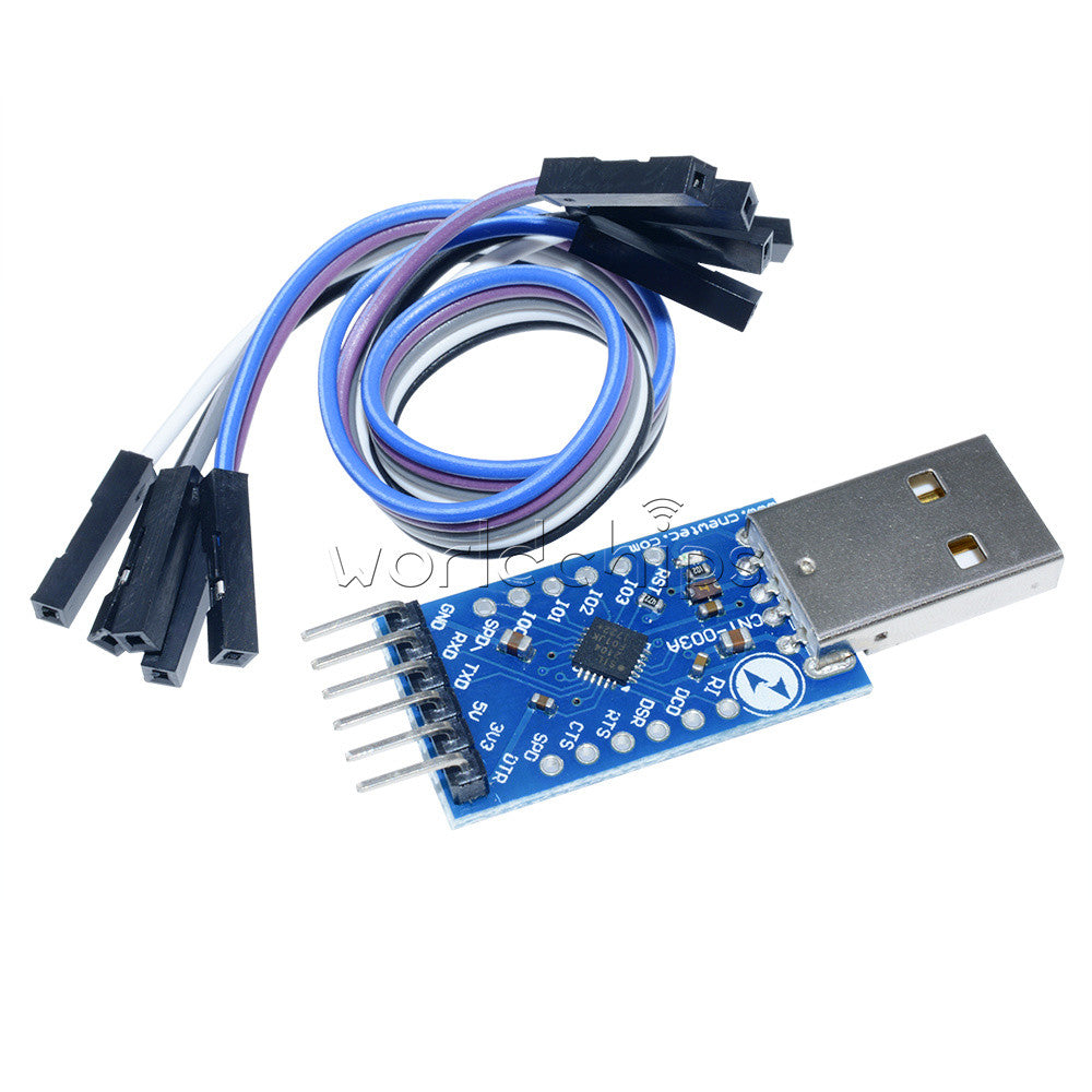 5PCS CP2104 USB UART6PIN module serial converter STC PRGMR replace CP21022.0 TTL