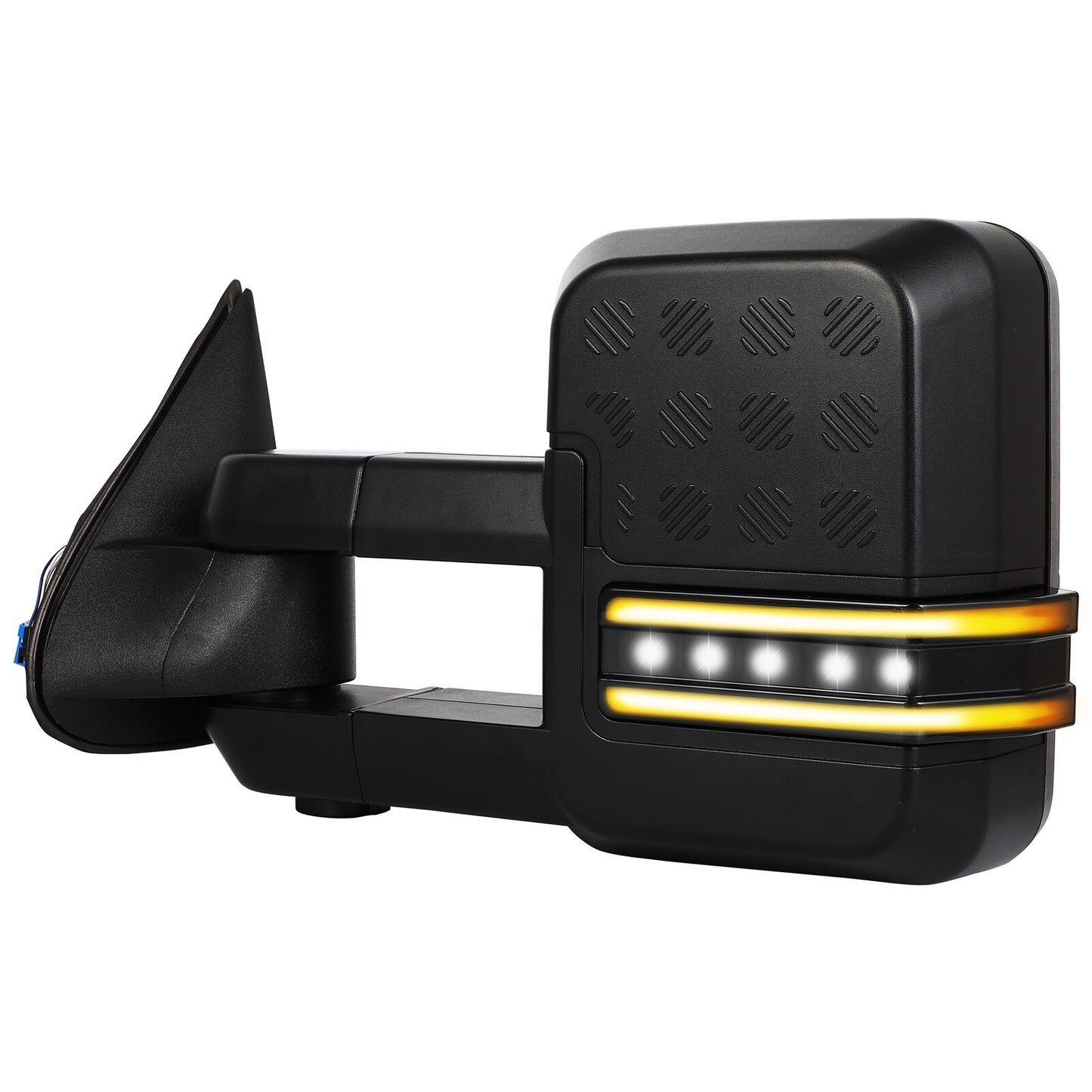 Power Heated Tow Mirrors For 03-06 Chevry GMC Sierra LED Turn Signal Light