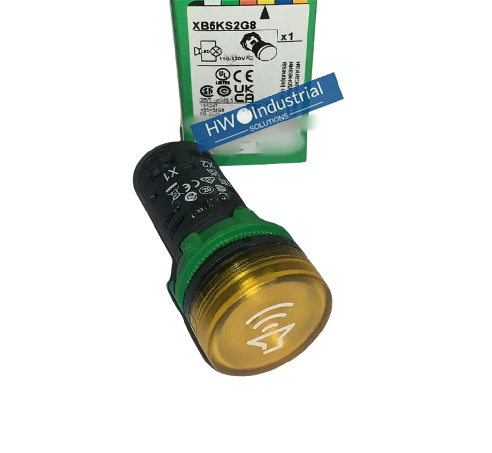 1/Piece  XB5-KS2G8 XB5KS2G8 Yellow with Light Buzzer 110-120Vac/dc
