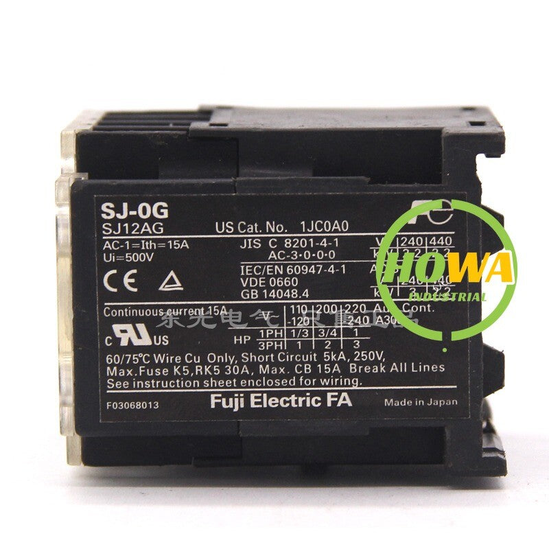 1/piece  Fuji AC contactor 13NO SJ-0G SJ-OG SJ12AG DC24V 1a normally open