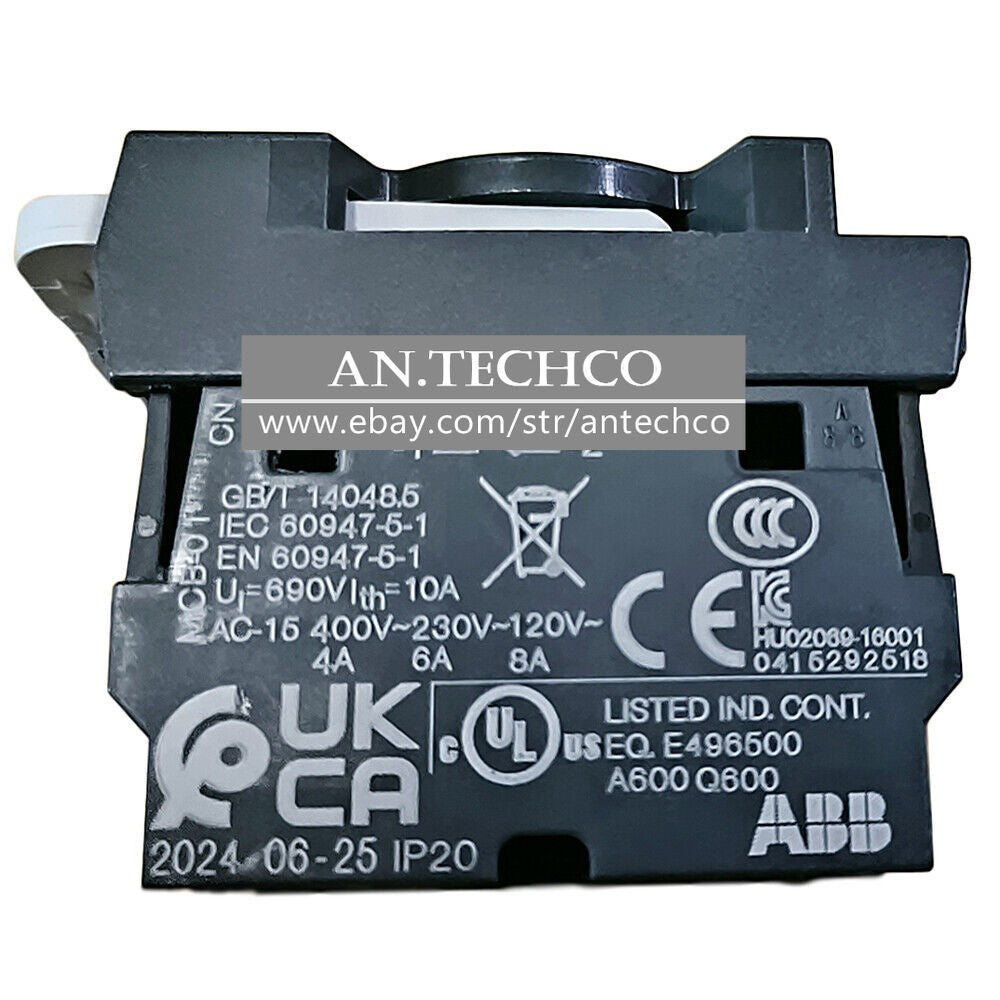 For ABB MP1-42R-11 MP1-42G-11 MP1-42Y-11 MP1-42W-11 Pushbutton Switch with Light