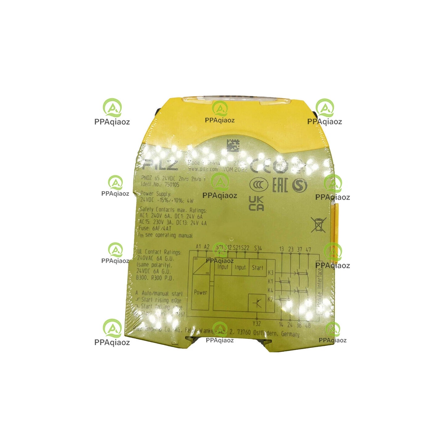 PNOZ S5 750105  PILZ PNOZ S5 750105 Safety Relay #P
